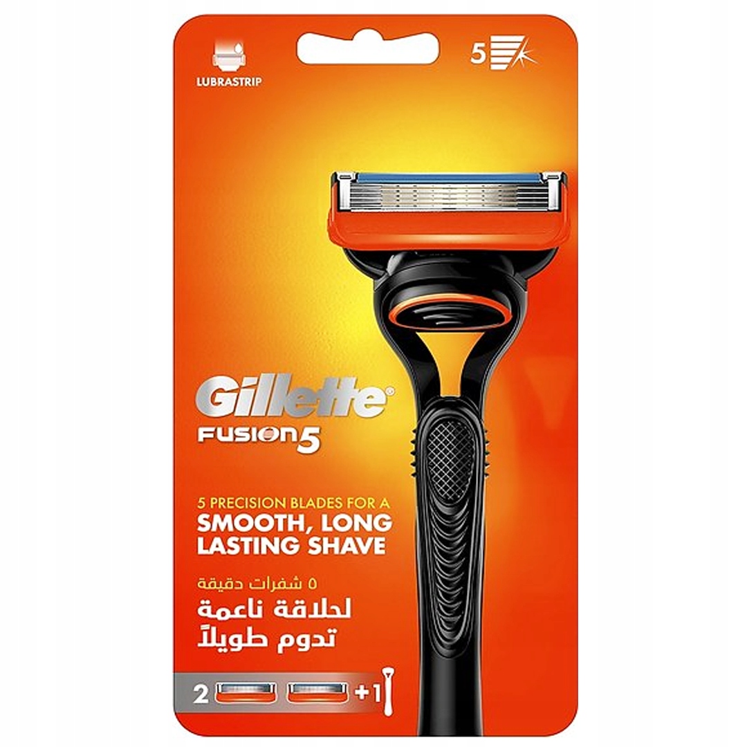Gillette Fusion5 skustuvas + 2 kasetės