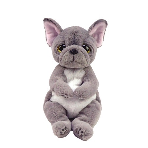 Minkštas žaislas meteor ty pilkas šuo wilfred, 15 cm