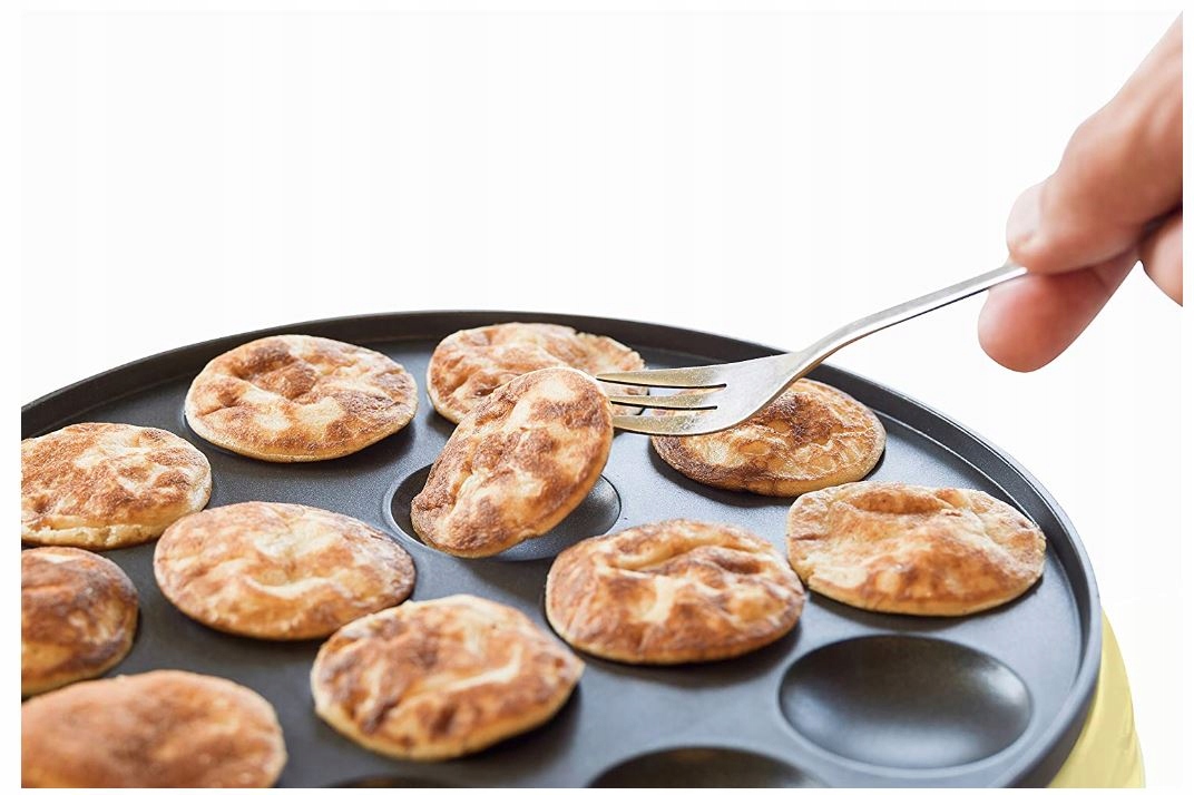 Bestron poffertjes krepimo aparatas 800 w geltona/auksinė