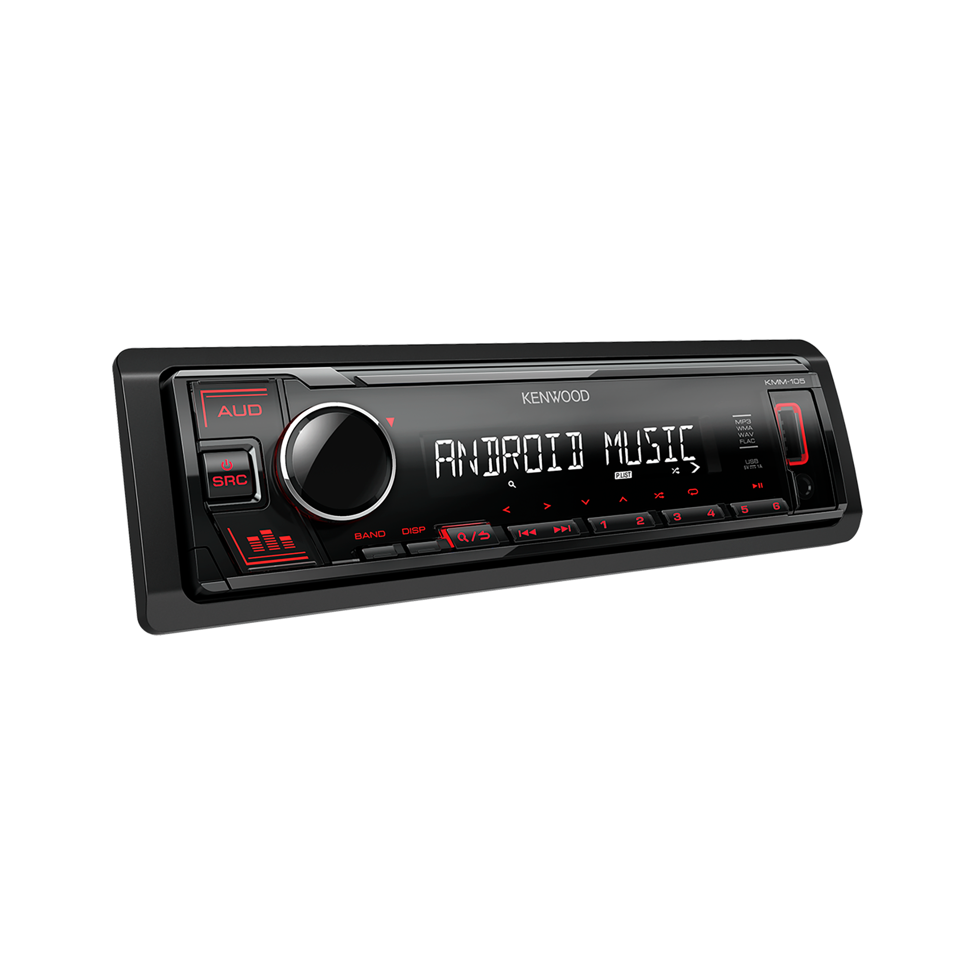 Kenwood KMM-105RY car media receiver Black 50 W