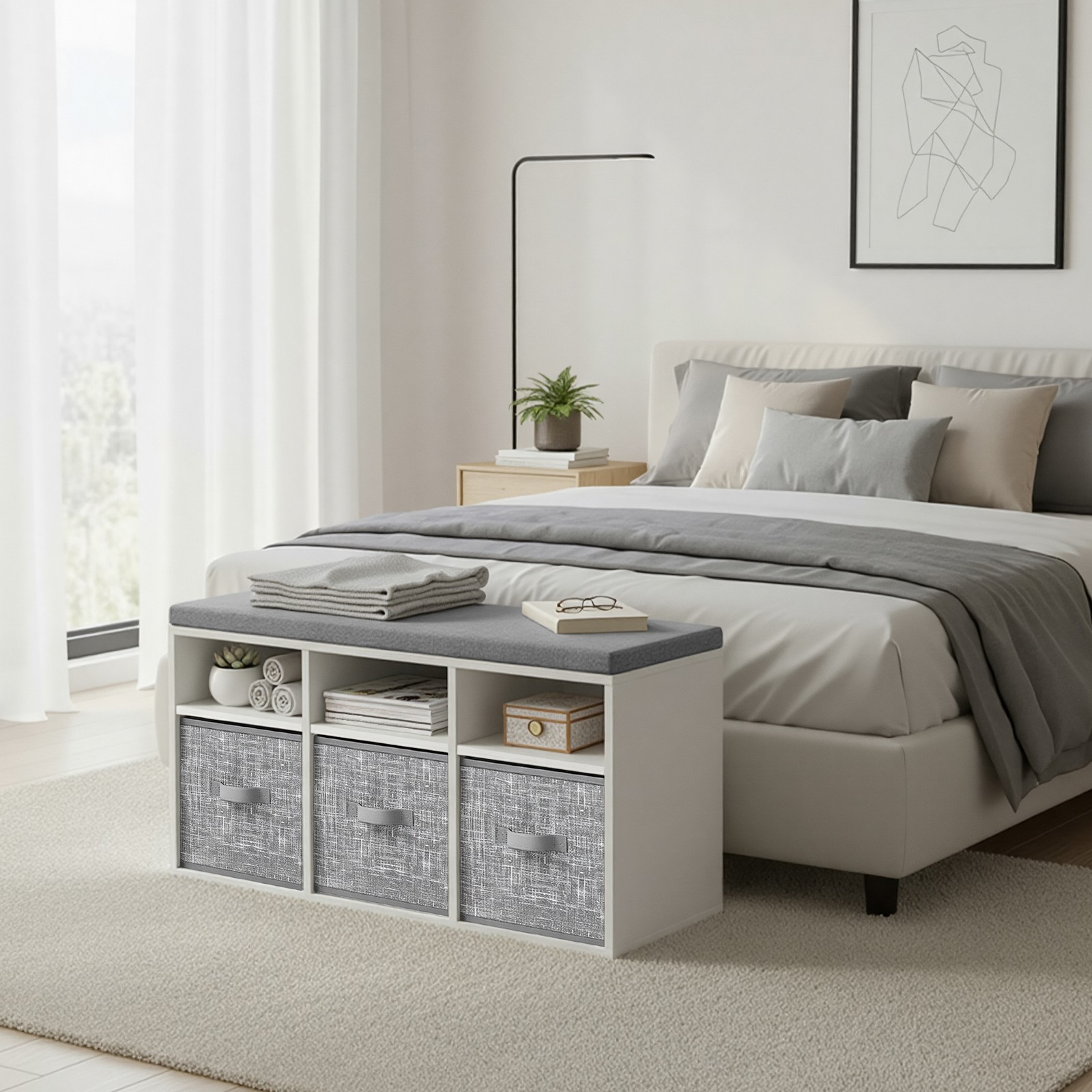 Pufas 87 x 30,3 x 48 cm 3