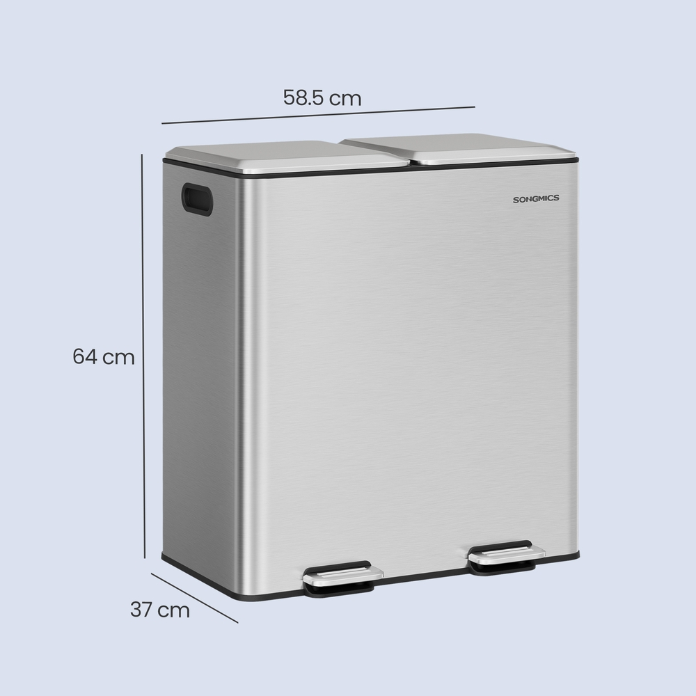 Šiukšliadėžė 2 x 30 l 2