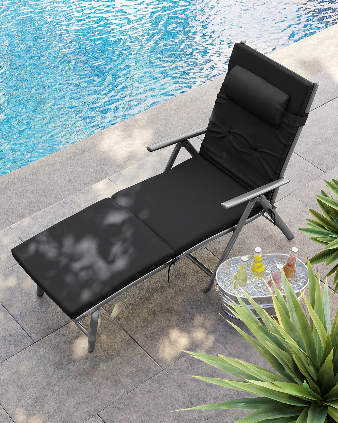 Sulankstomas gultas 183 × 60 × 39 cm