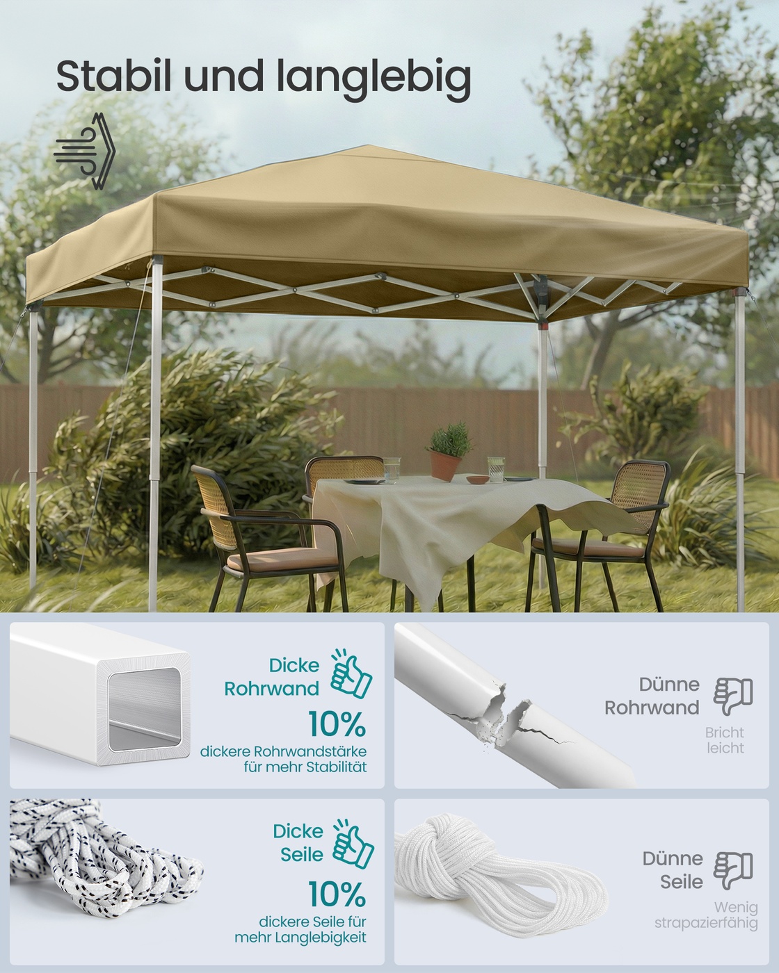 Paviljonas 3 x 3 m 2