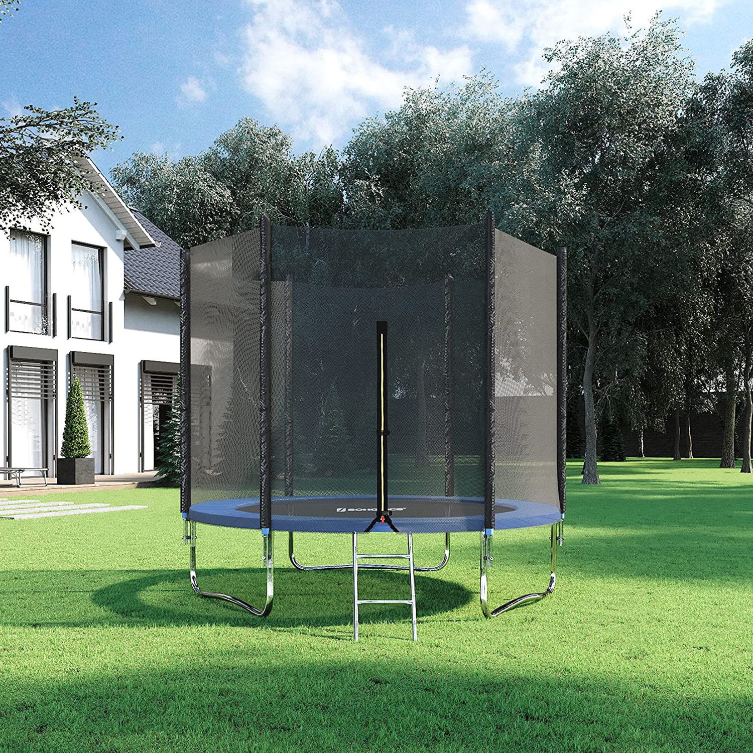 Trampolino apsauginis tinklas ir kraštų uždanga Ø 366 cm 2