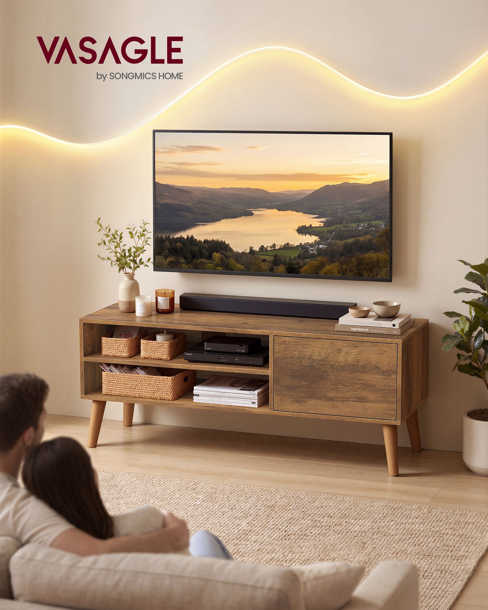 TV galdiņš televizoriem līdz 55 col