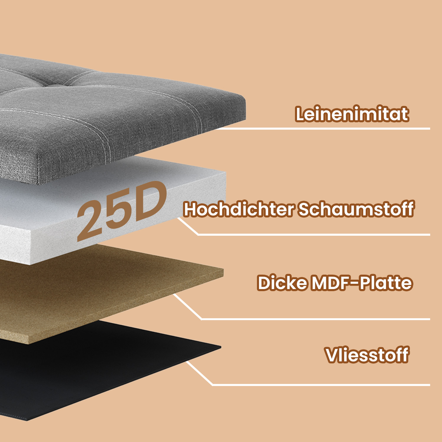 Pufas-daiktadėžė SONGMICS 76x38x38 cm 300 kg 3