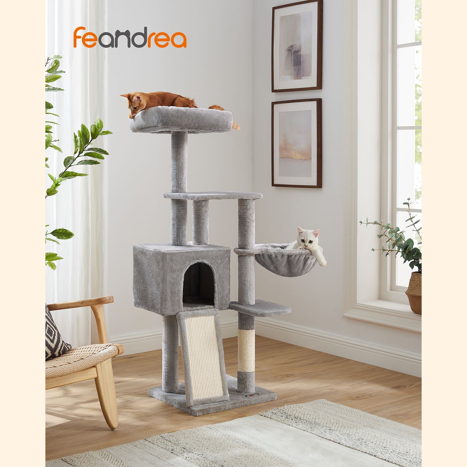 Katės draskyklė FEANDREA  135 cm