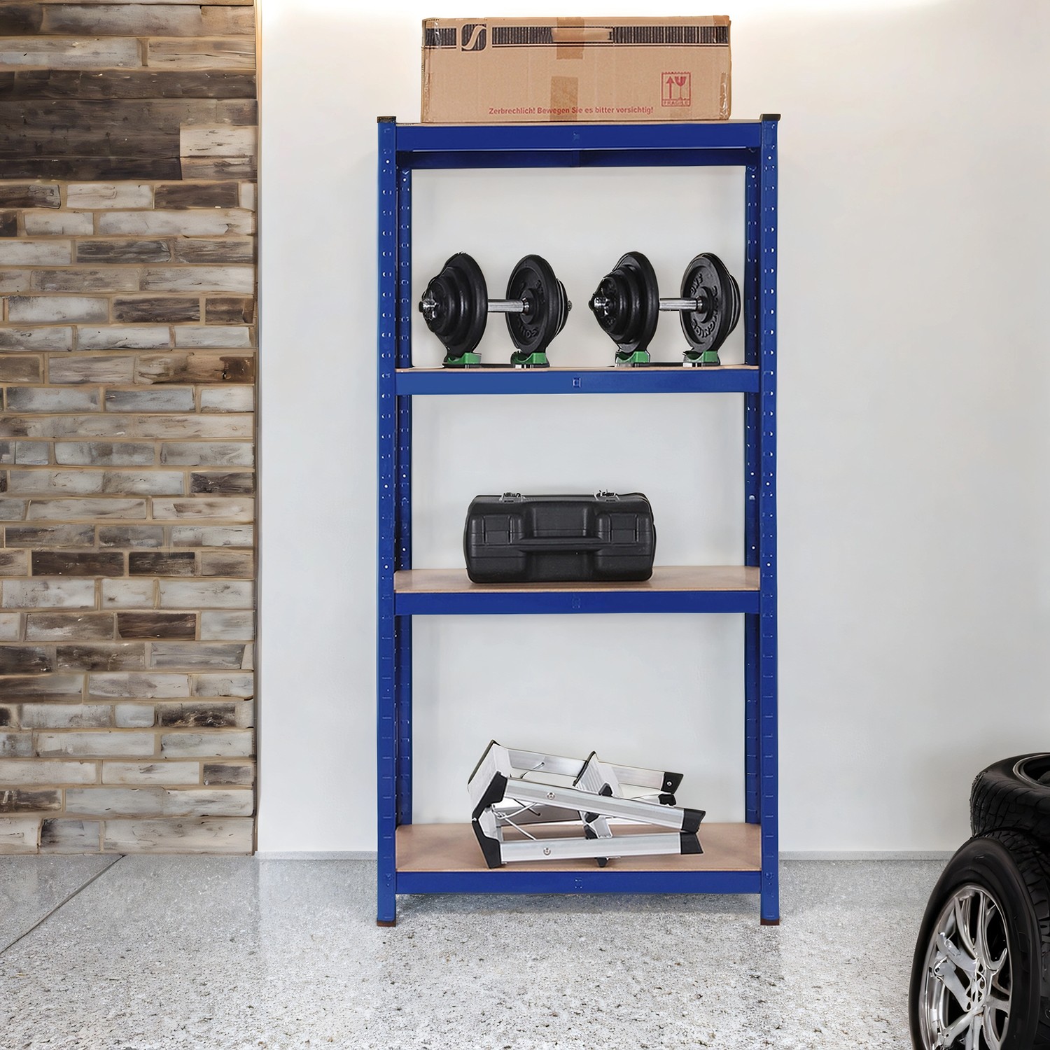 Stelažas SONGMICS 160x80x40 cm, 520 kg