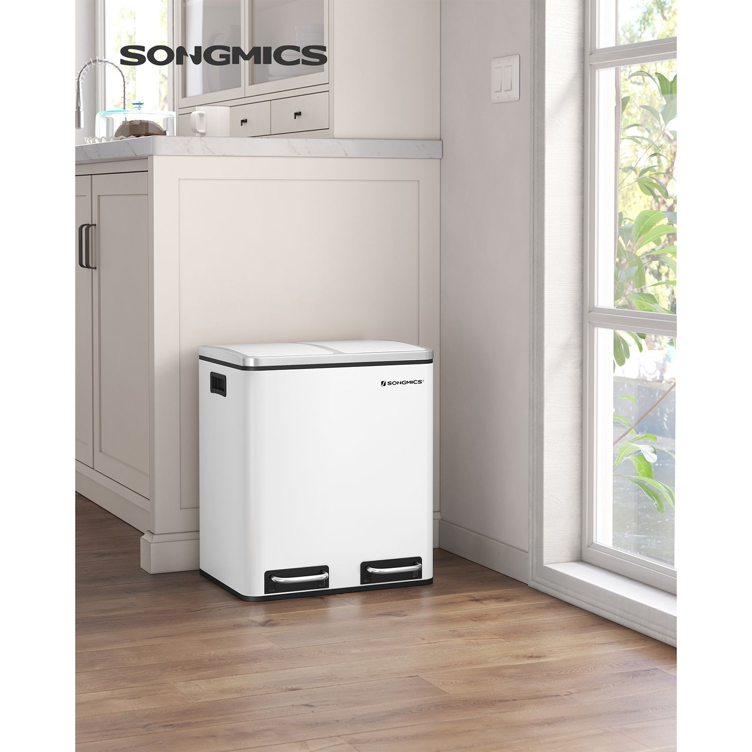 Šiukšlių dėžė, 30 l, SONGMICS