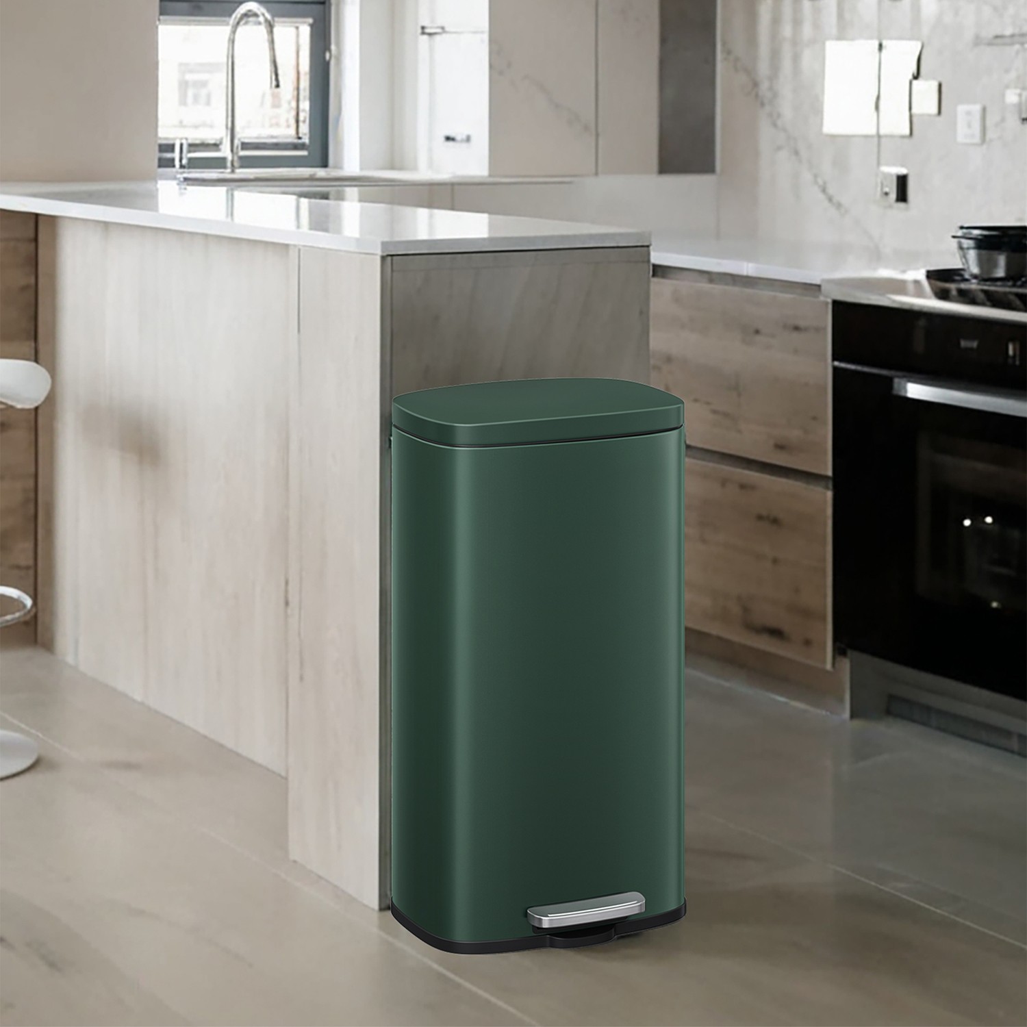 Šiukšliadėžė 30 l žalia