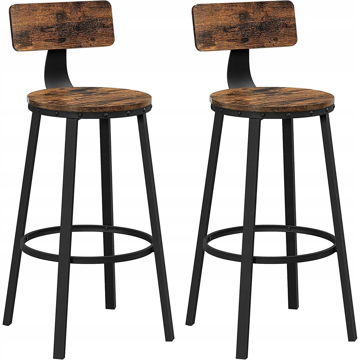 2-jų kėdžų komplektas Hocker, rudas