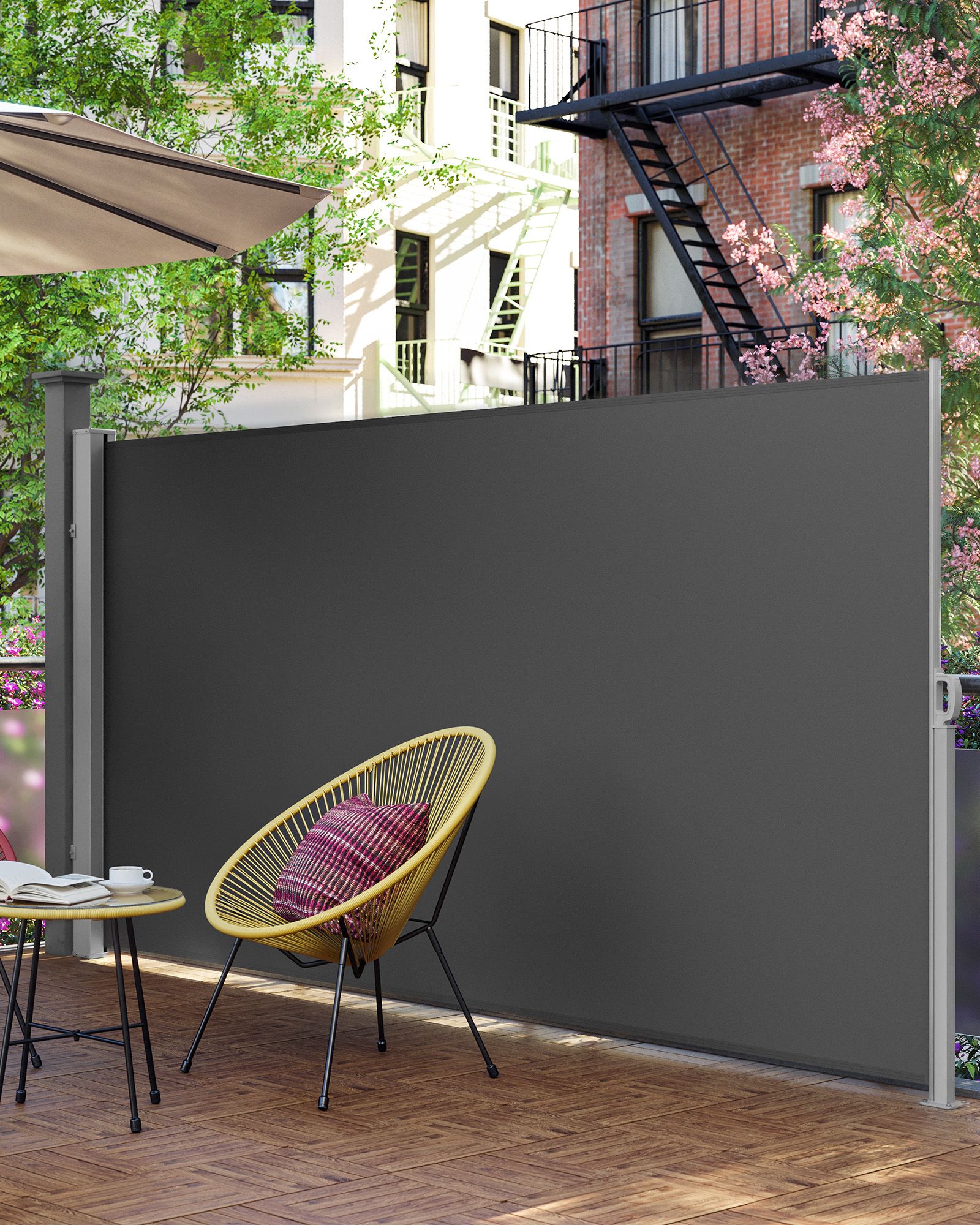 Ištraukiama šoninė markizė 180 × 400 cm 2