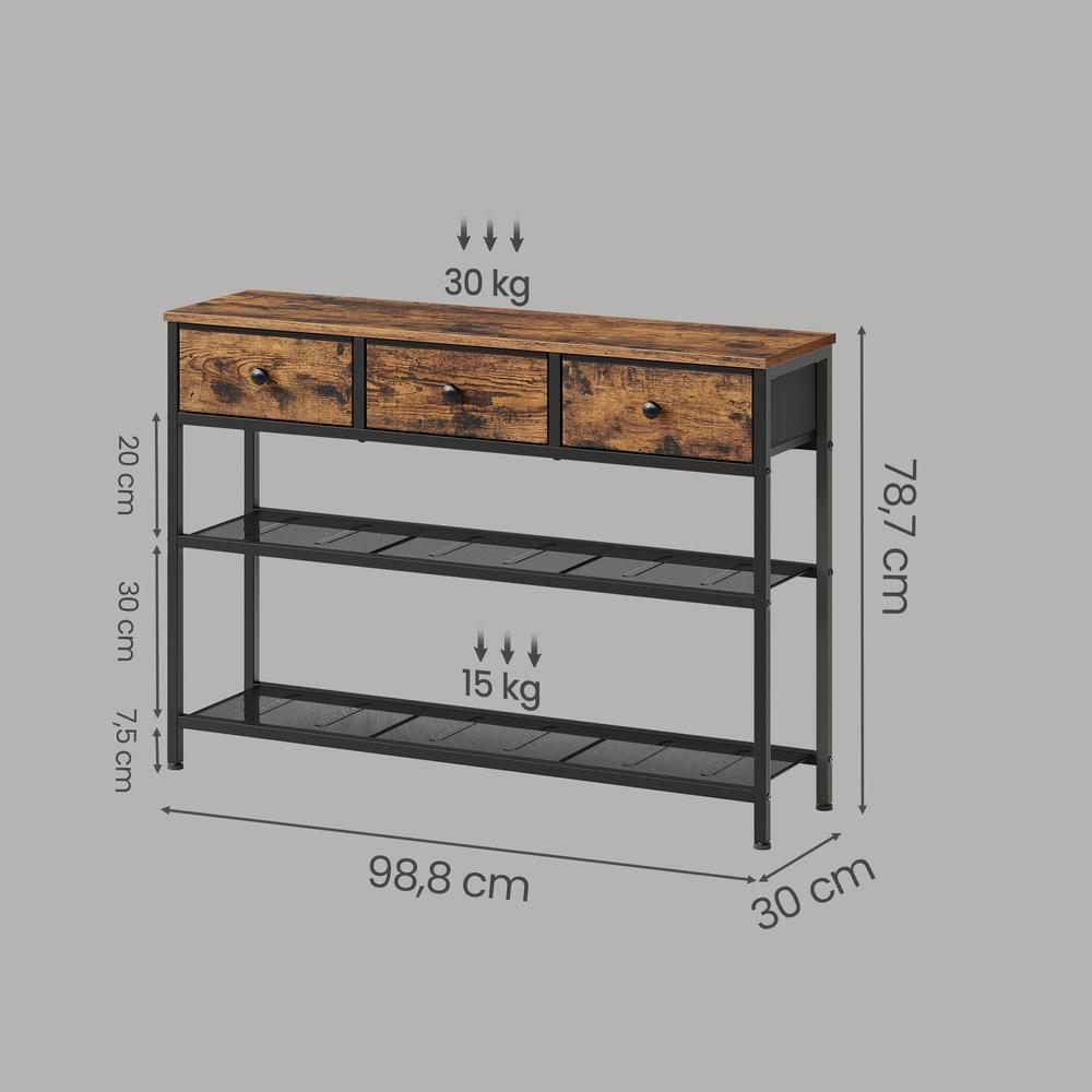 Konsolinis staliukas 30 x 98.8 x 78.7 cm