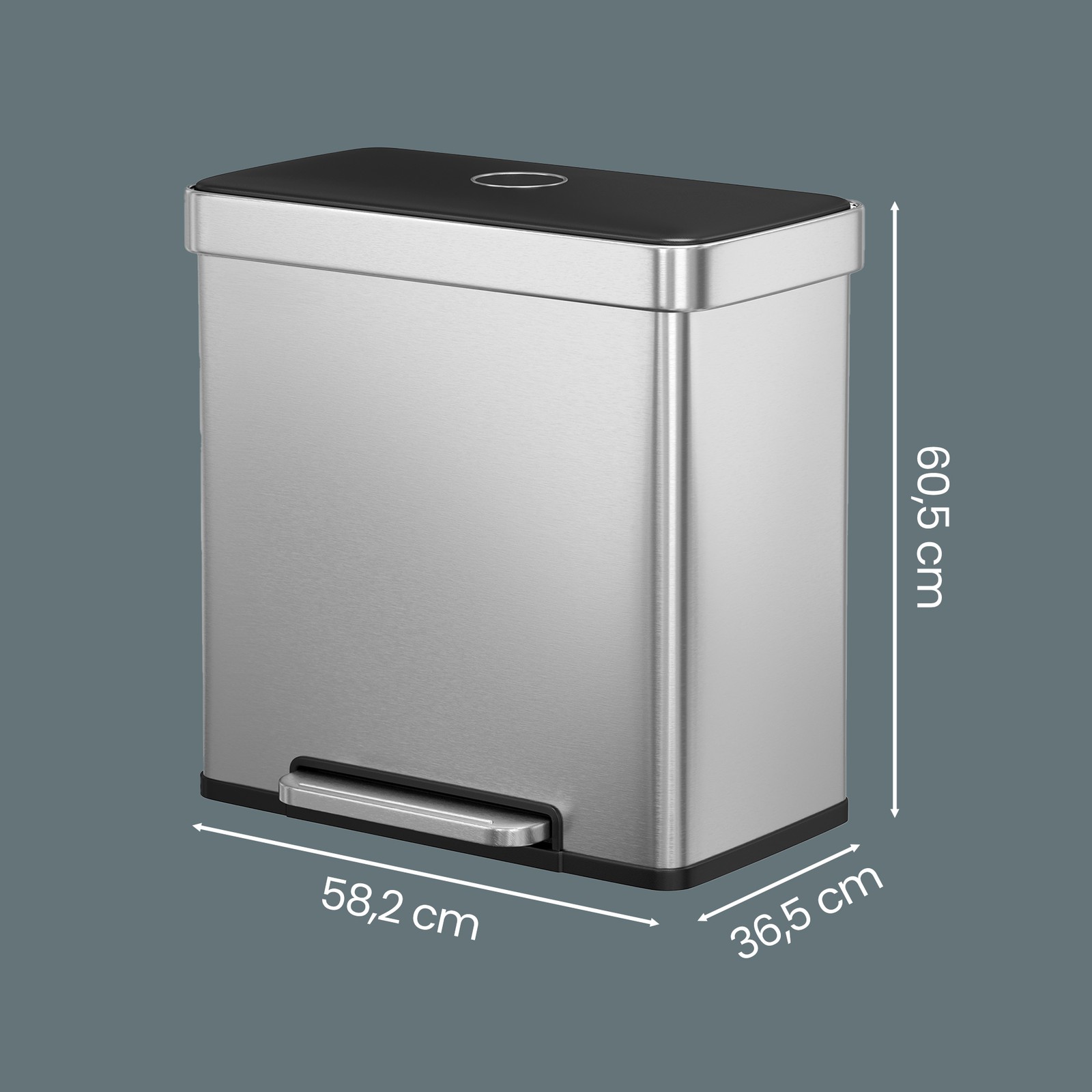 Šiukšliadėžė 2 x 30 l 2