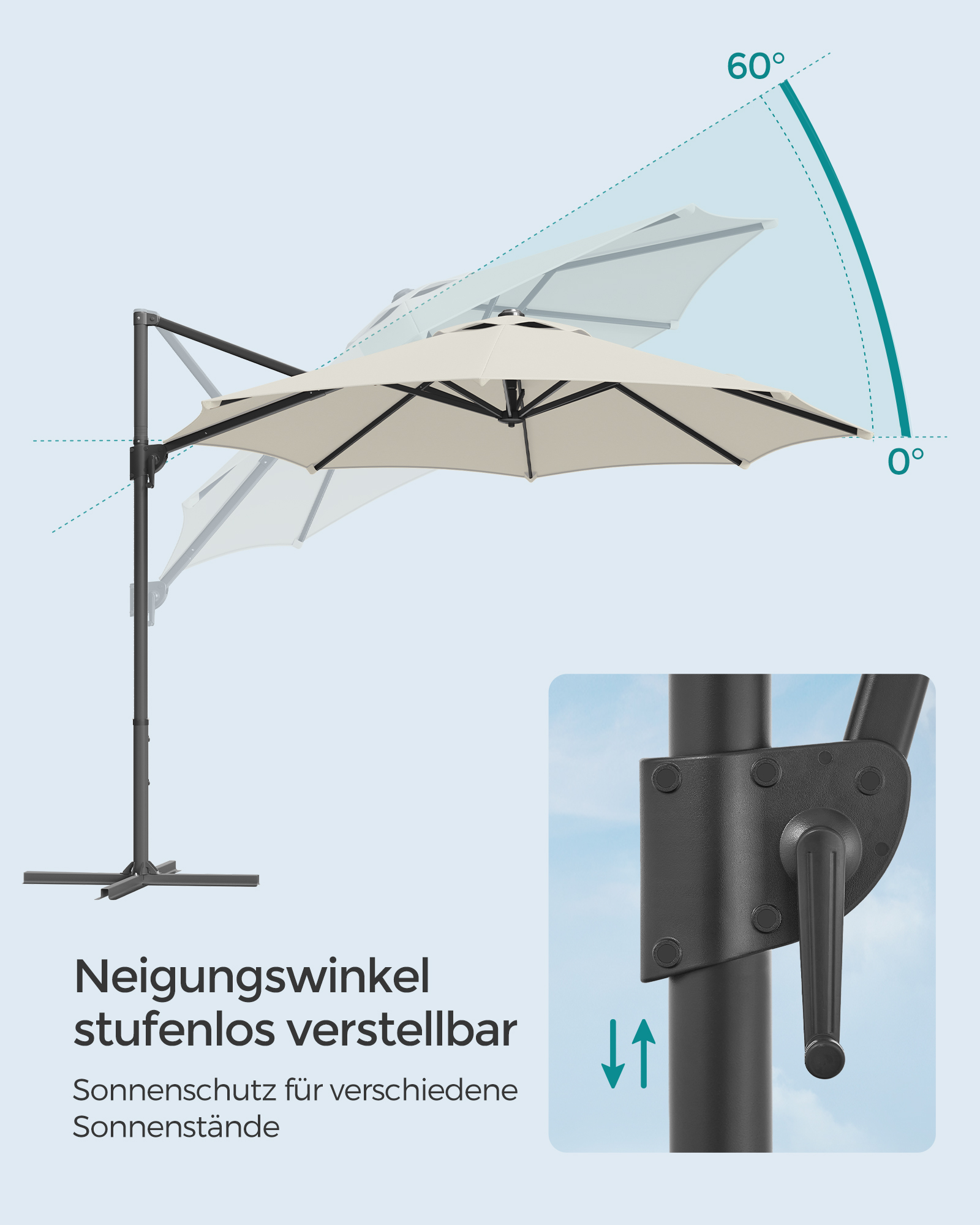 Lauko skėtis 300 cm 3
