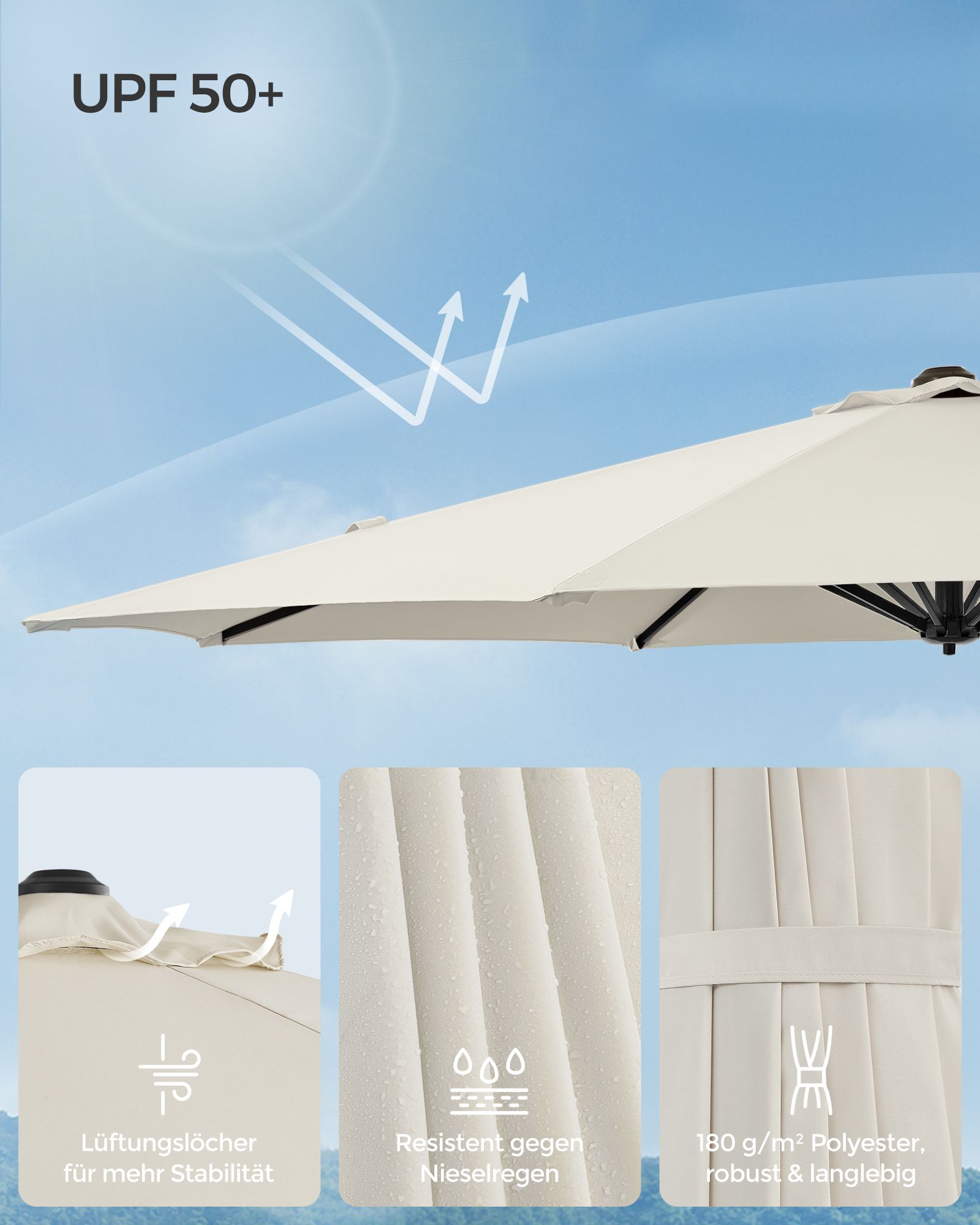 Lauko skėtis 300 cm 2