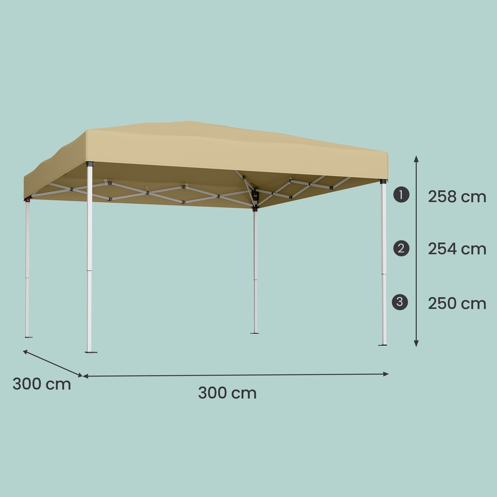 Paviljonas 3 x 3 m 2