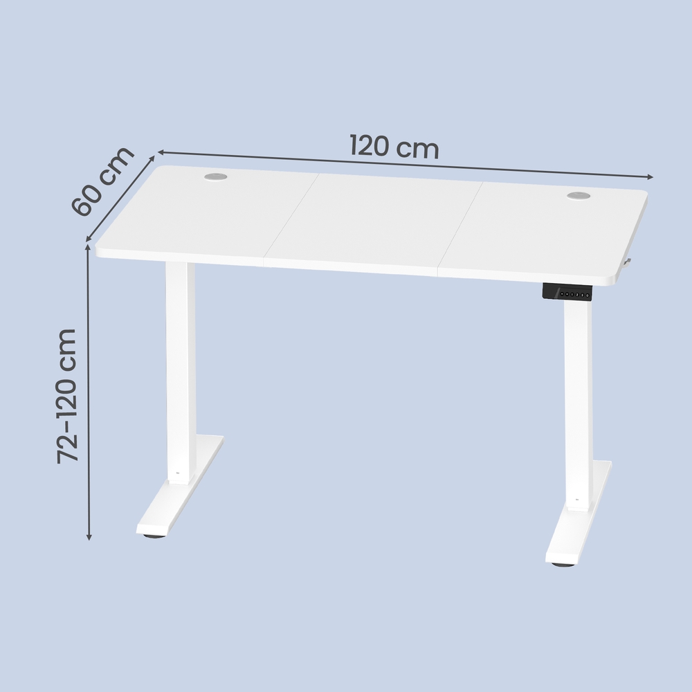 Elektrinis pakeliamas stalas 120 x 60 cm 2