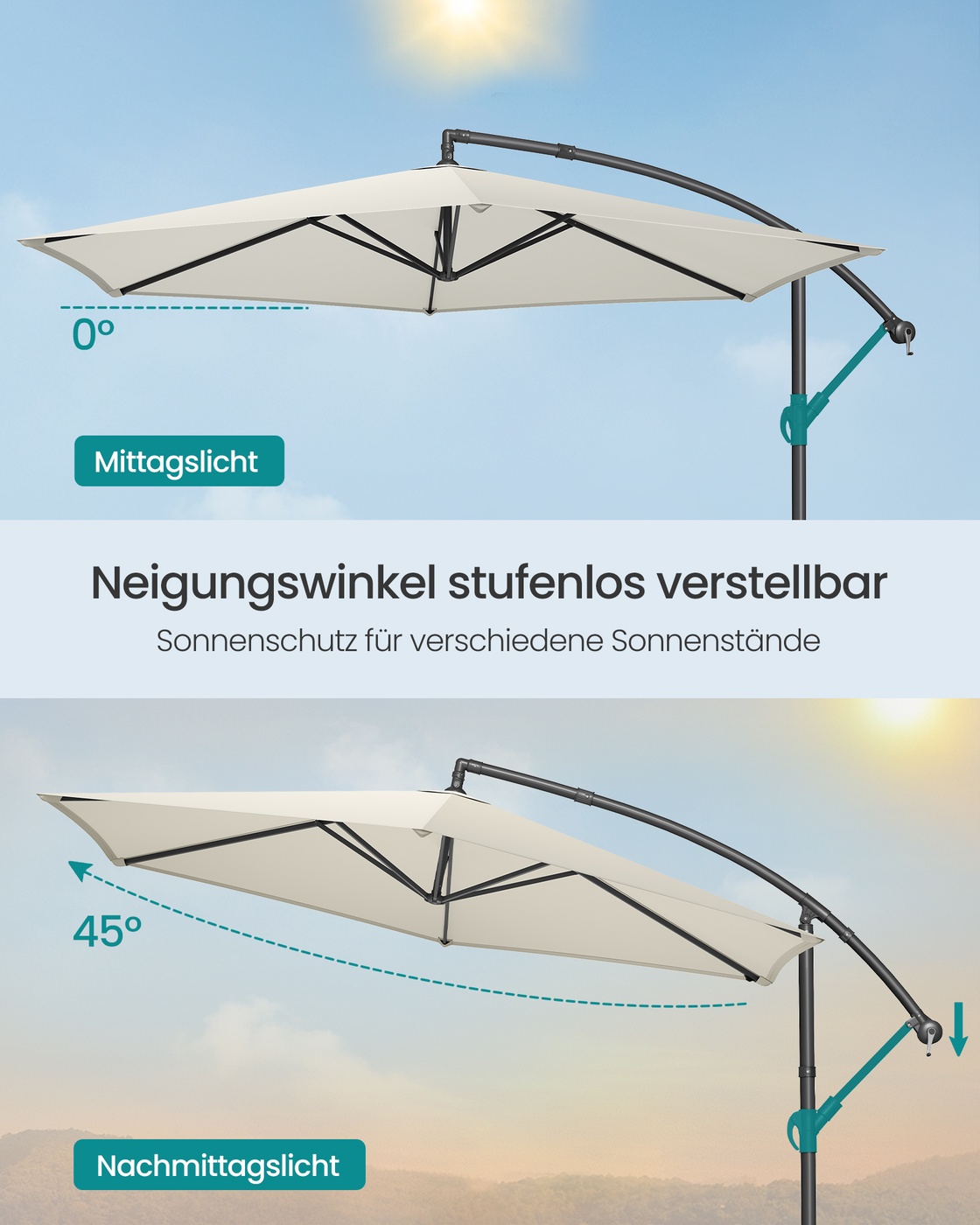 Saulės skėtis 350 cm 3