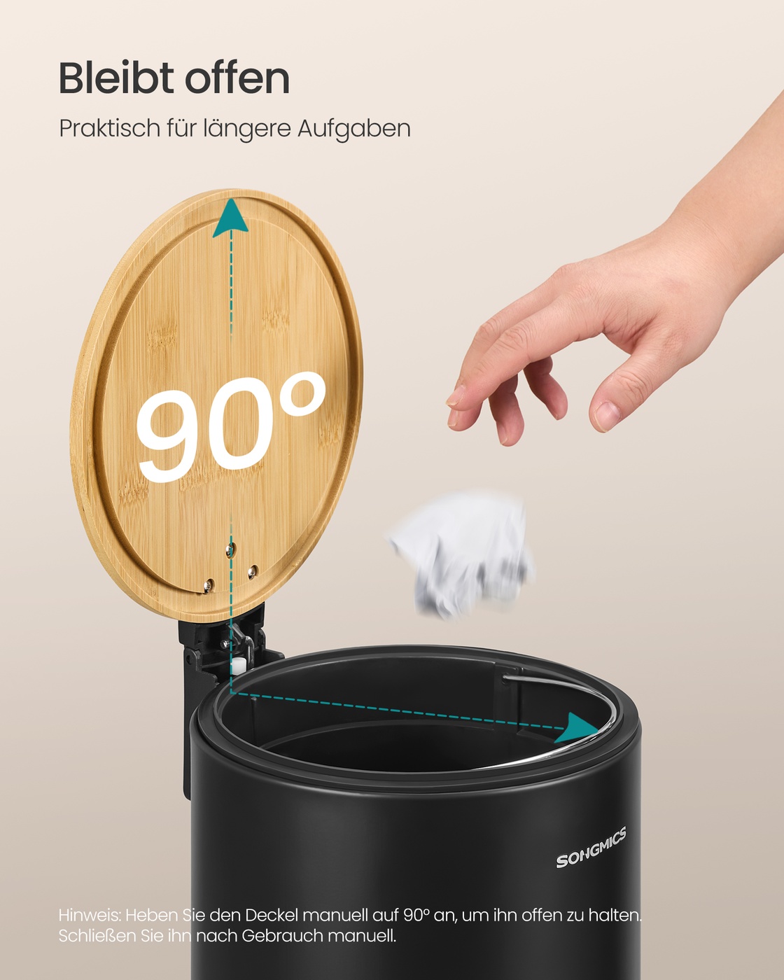 Šiukšliadėžė 6 l 3