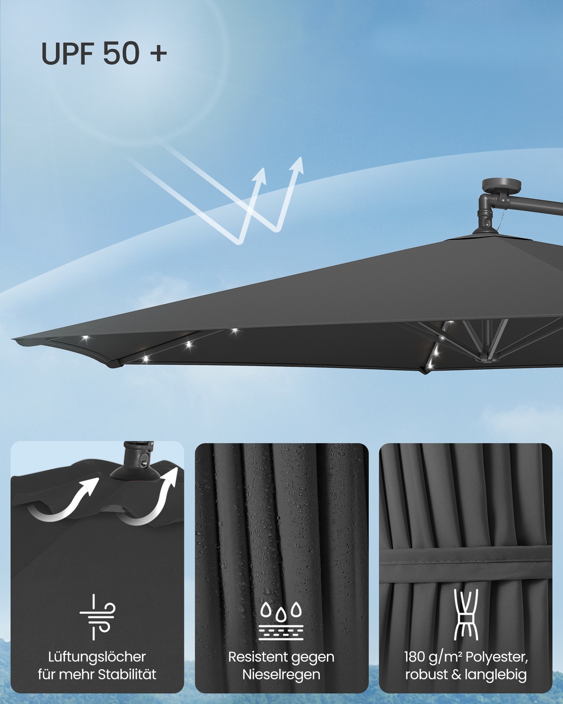 Skėtis 350 cm 3