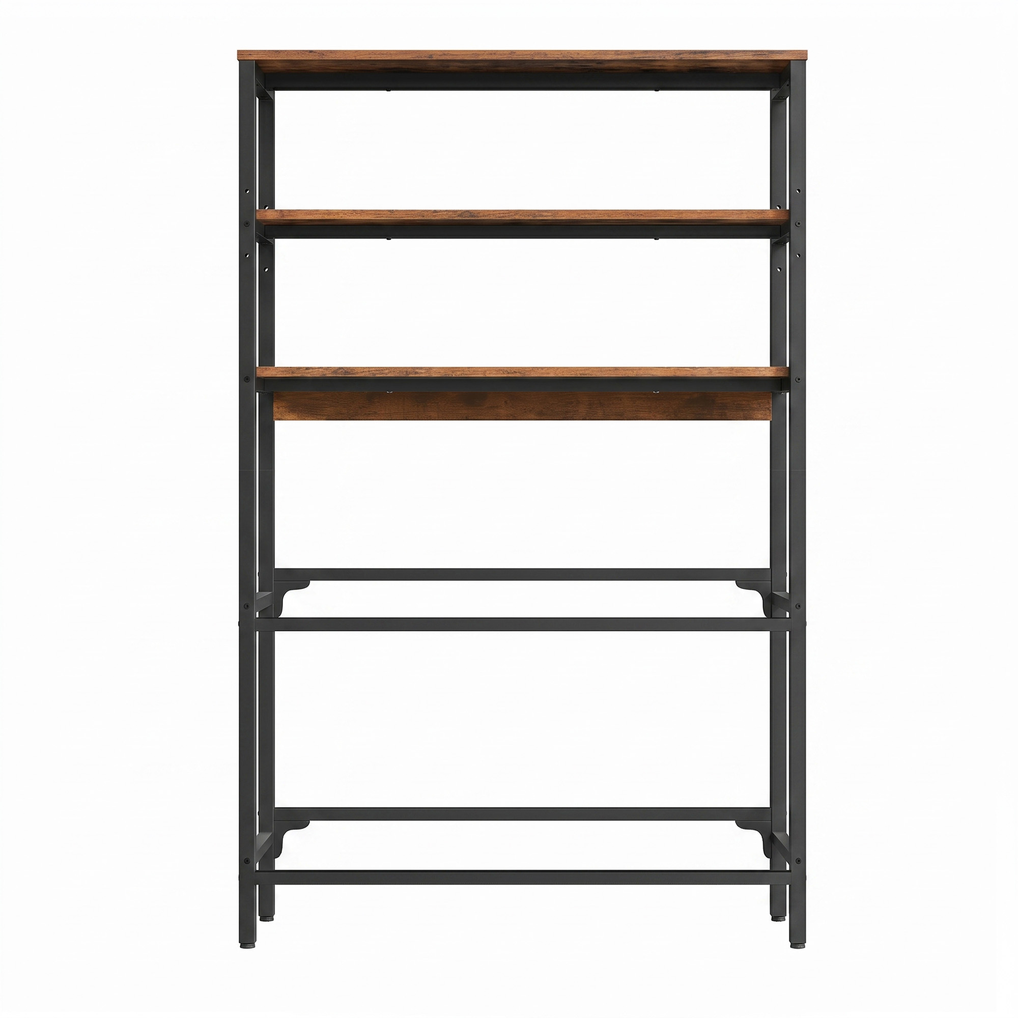 Gėrimų dėžių lentyna 2 lygių, 6 dėžėms, ruda–juoda, 36,4 x 105,4 x 180,3 cm