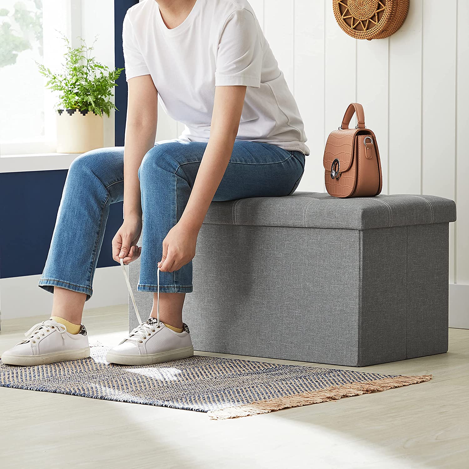 Pufas SONGMICS 76x38x38 cm