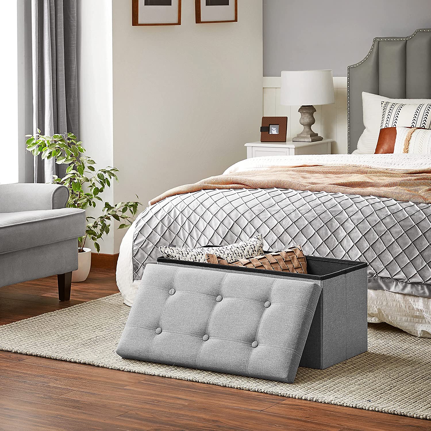 Pufas SONGMICS 76x38x38 cm 2