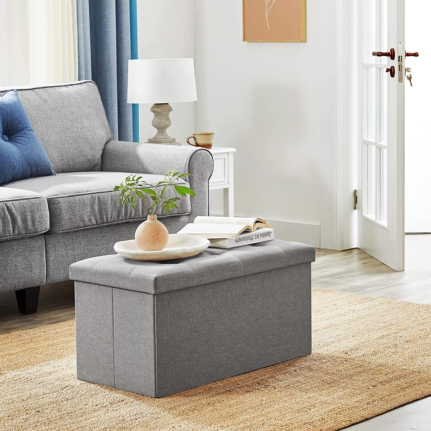 Pufas SONGMICS 76x38x38 cm 3