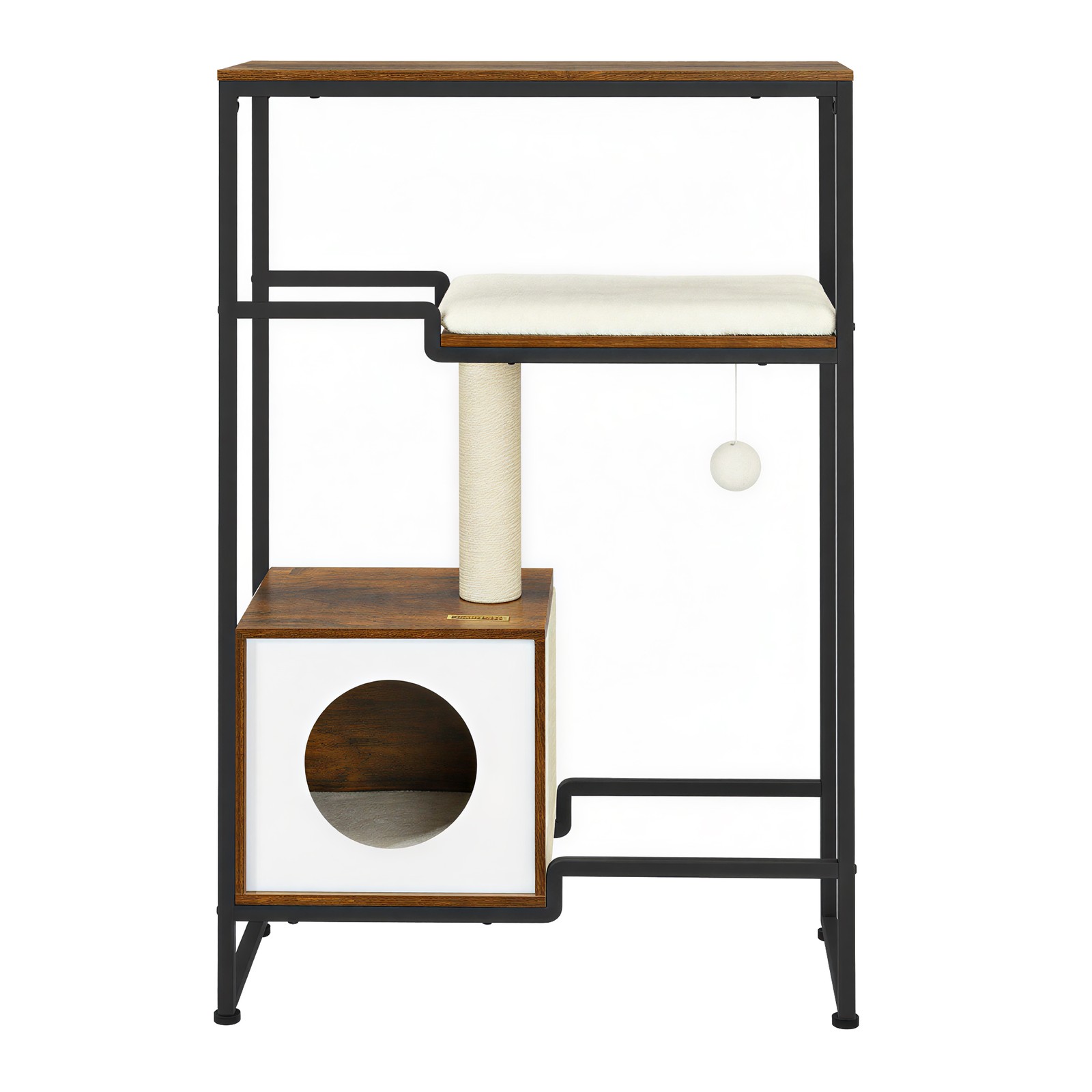 Katės baldai FEANDREA su pliušinėmis pagalvėmis 74x34x114 cm