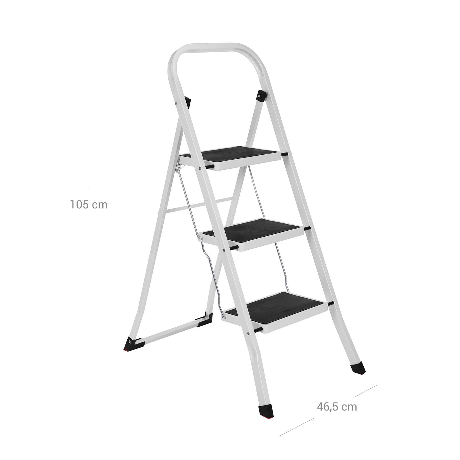 Kopėčios Songmics 3 Pakopų Baltas