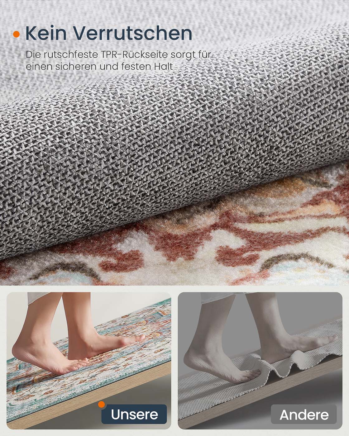 Kilimas 80x150 cm akvamarino spalvos 3