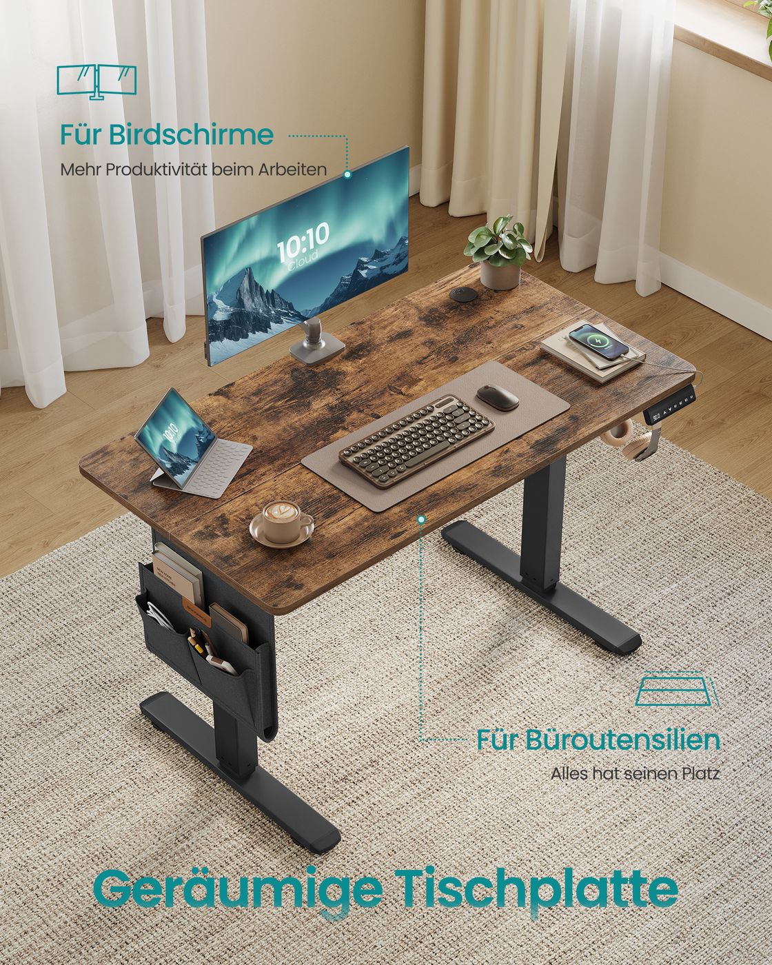 Elektrinis reguliuojamo aukščio rašomasis stalas 100 x 60 cm 3