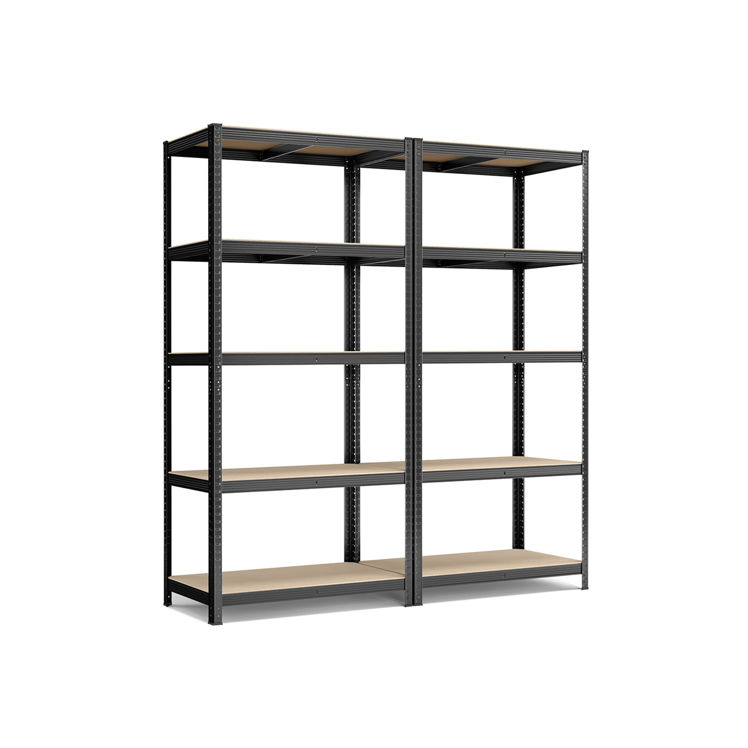 Sandėliavimo lentynos SONGMICS 2 vnt. 200 x 100 x 50 cm juodos