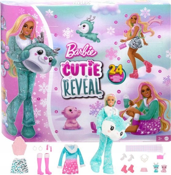 Advento kalendorius Barbie Cutie Reveal