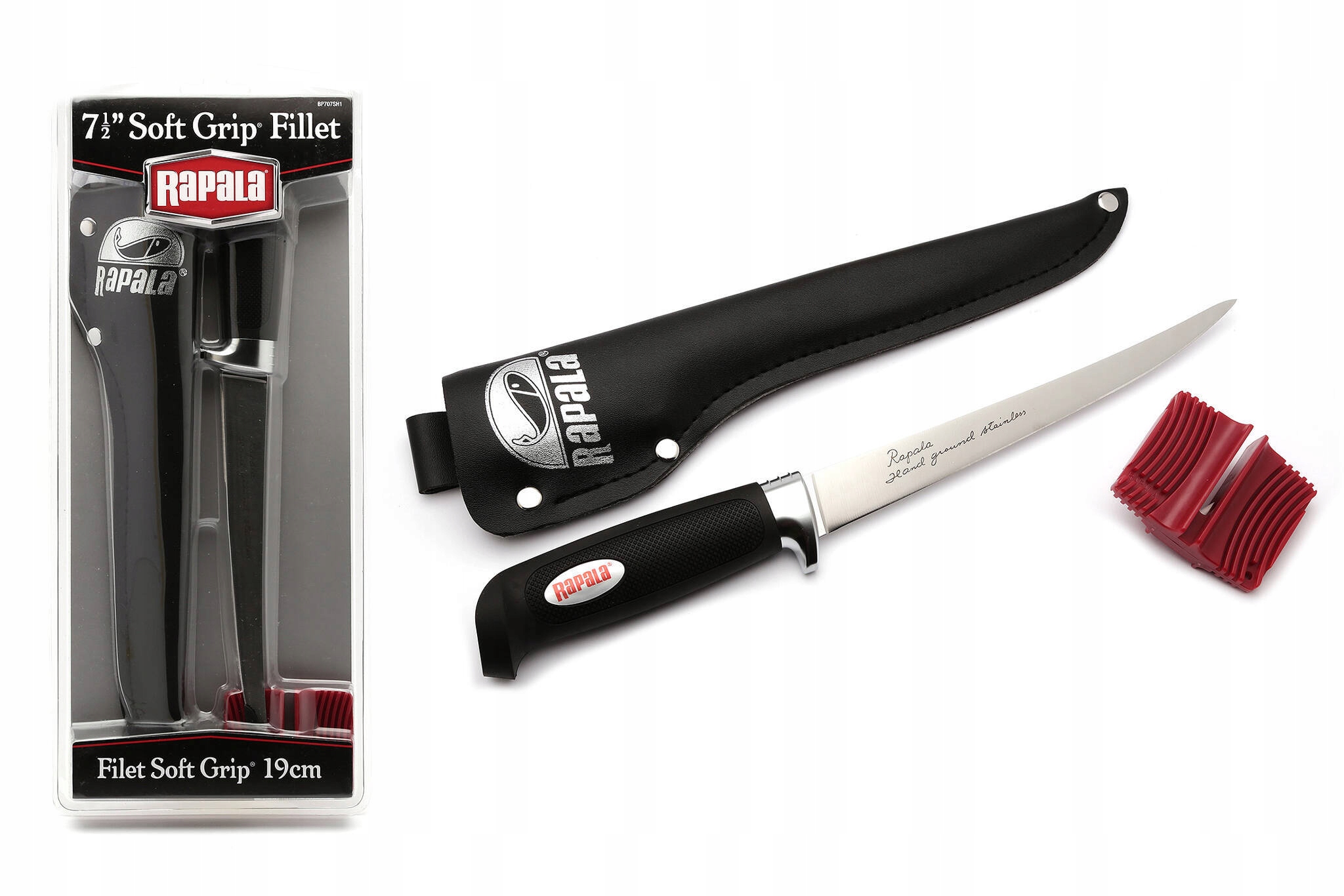Rapala Soft Grip filė peilis 7,5"