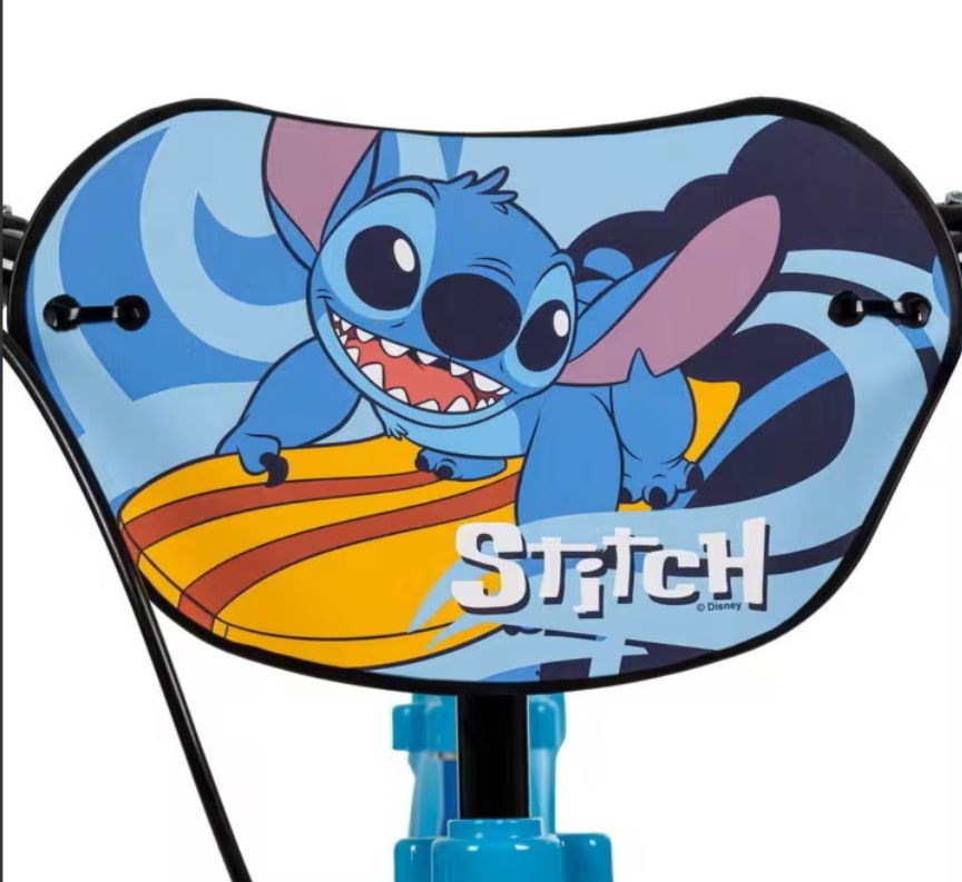 Vaikiškas dviratis huffy disney stitch, 12", mėlynas
