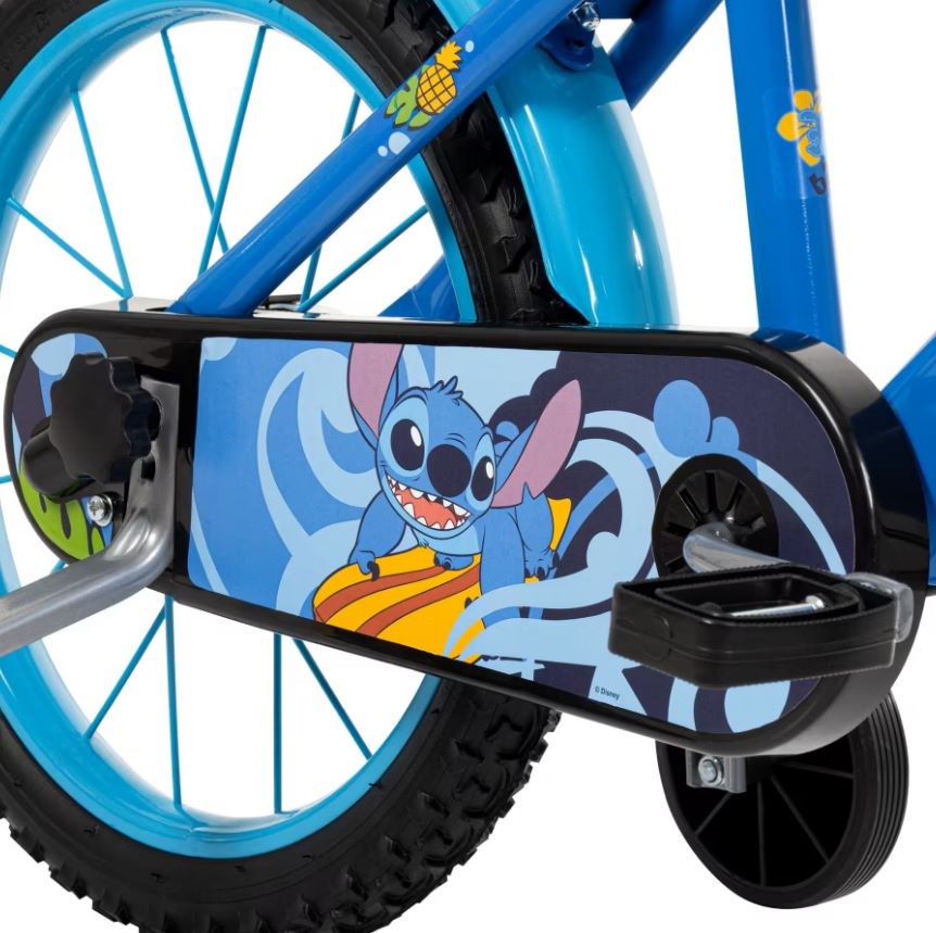 Vaikiškas dviratis huffy disney stitch, 12", mėlynas