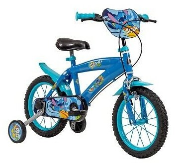 Vaikiškas dviratis huffy disney stitch, 12", mėlynas