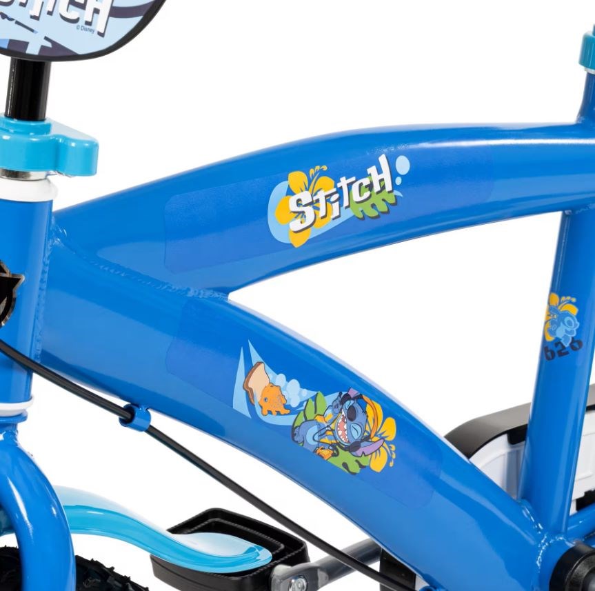 Vaikiškas dviratis huffy disney stitch, 12", mėlynas