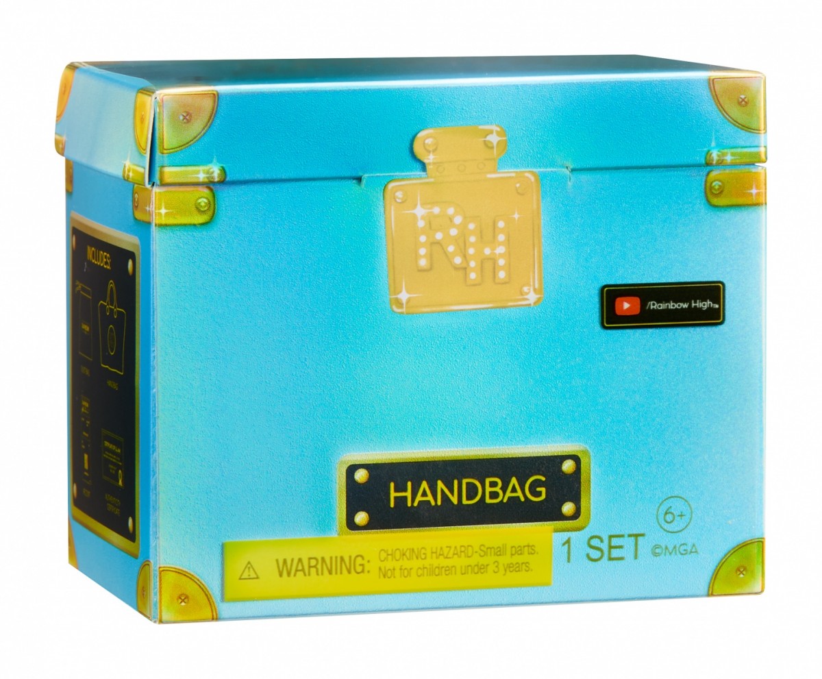 Lėlės rankinė rainbow high, 1 serija