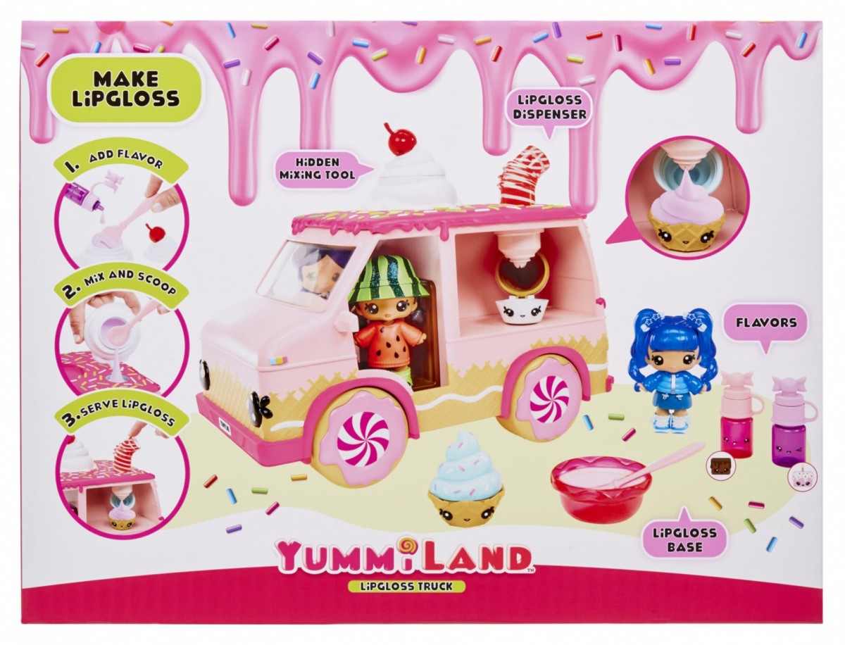 Rinkinys mga yummiland lipgloss truck