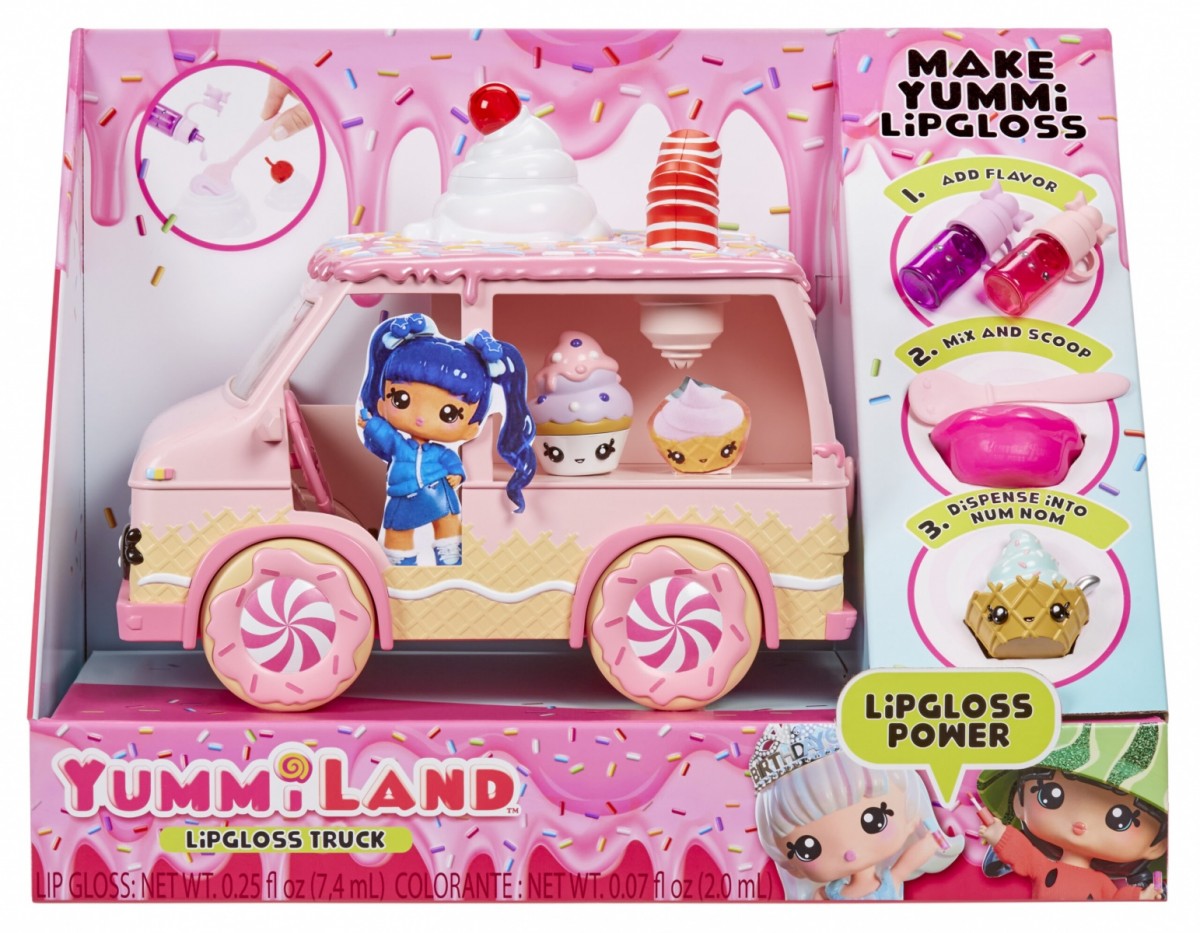 Rinkinys mga yummiland lipgloss truck