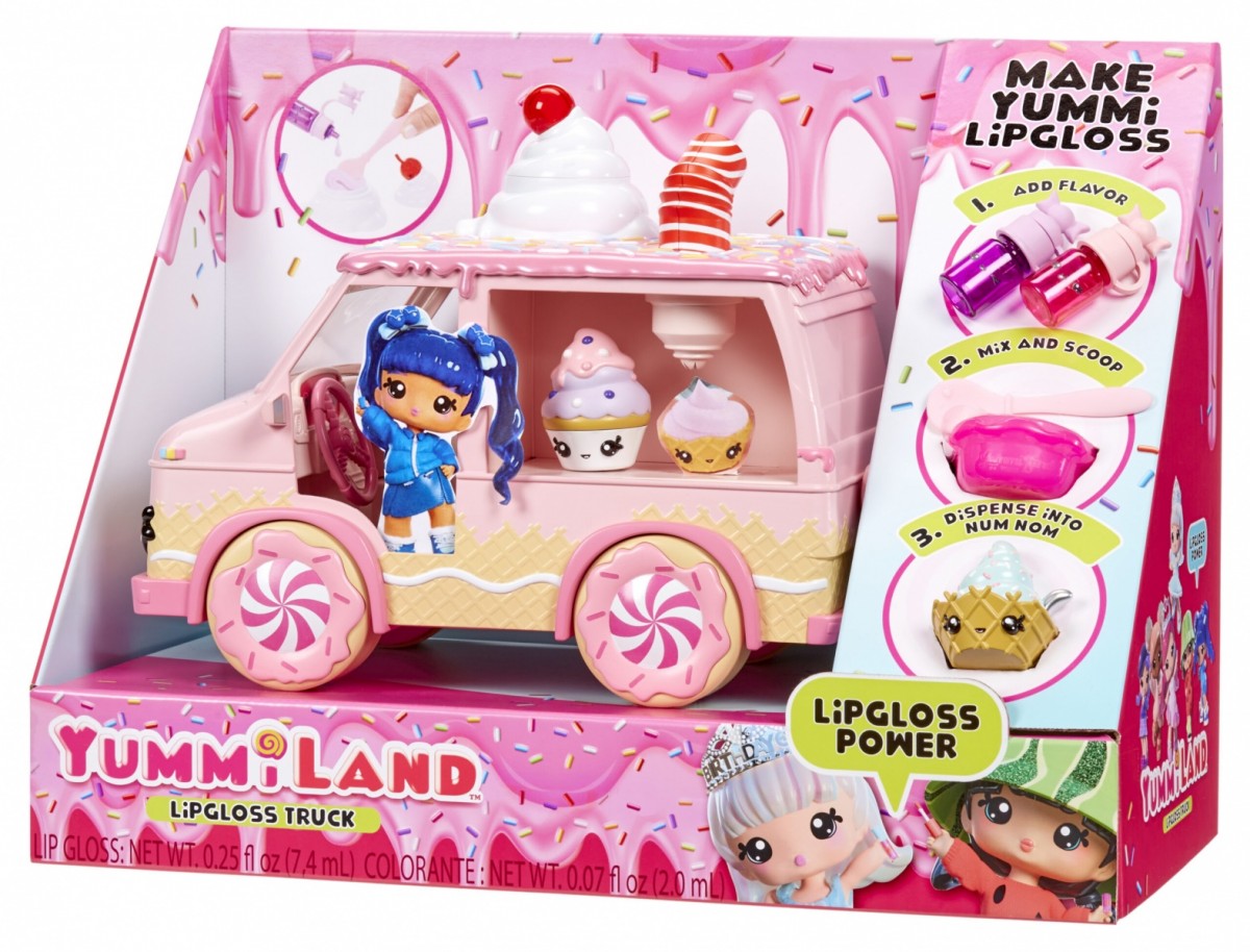 Rinkinys mga yummiland lipgloss truck