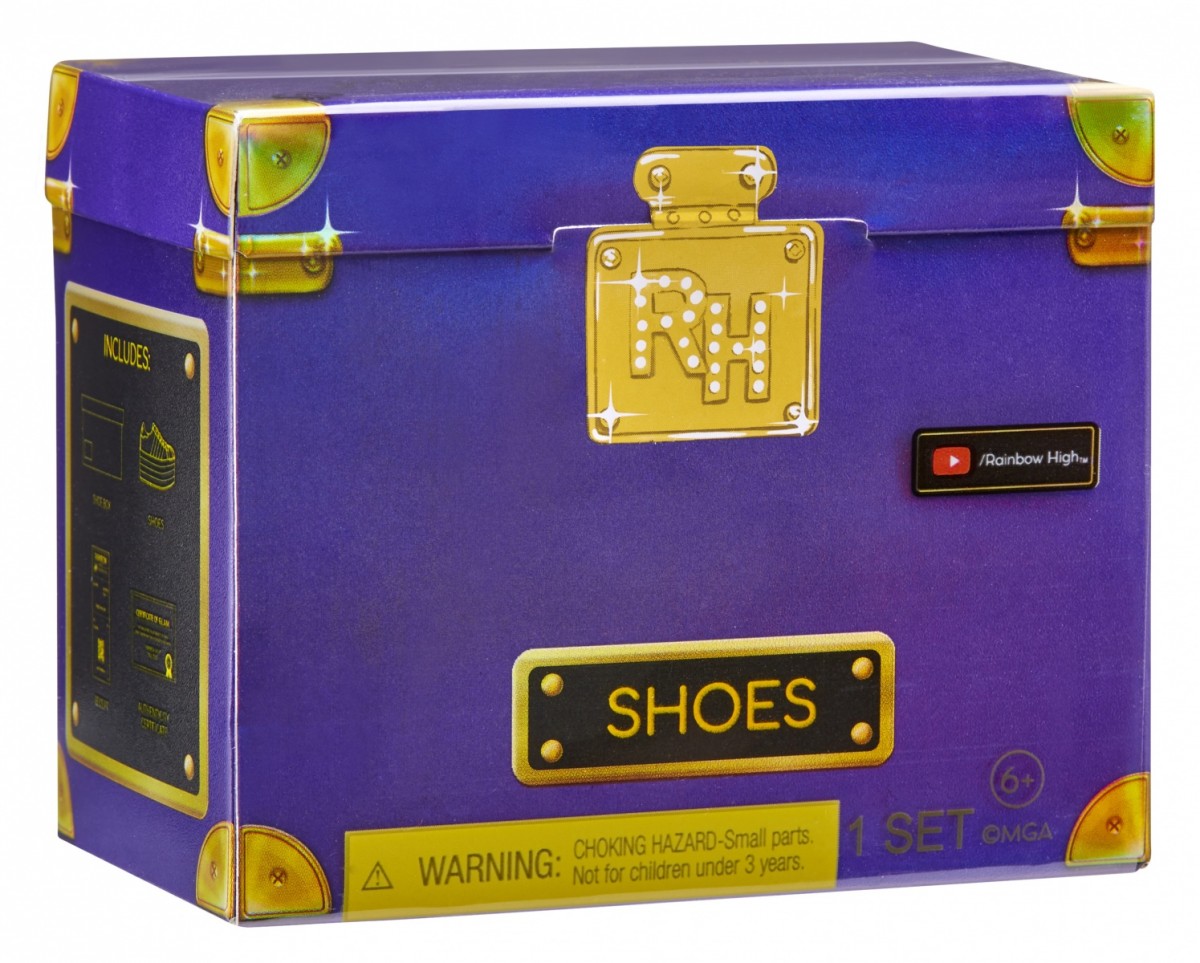 Lelių aksesuarai paslaptingose dežėse rainbow high accessories studio series