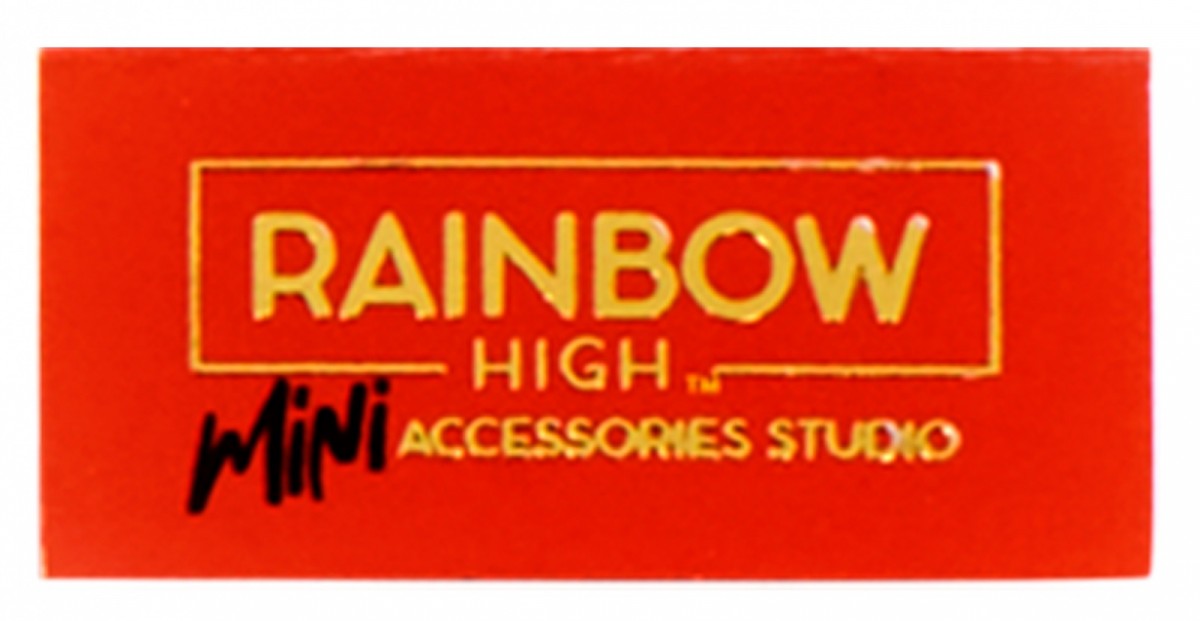 Lelių aksesuarai paslaptingose dežėse rainbow high accessories studio series