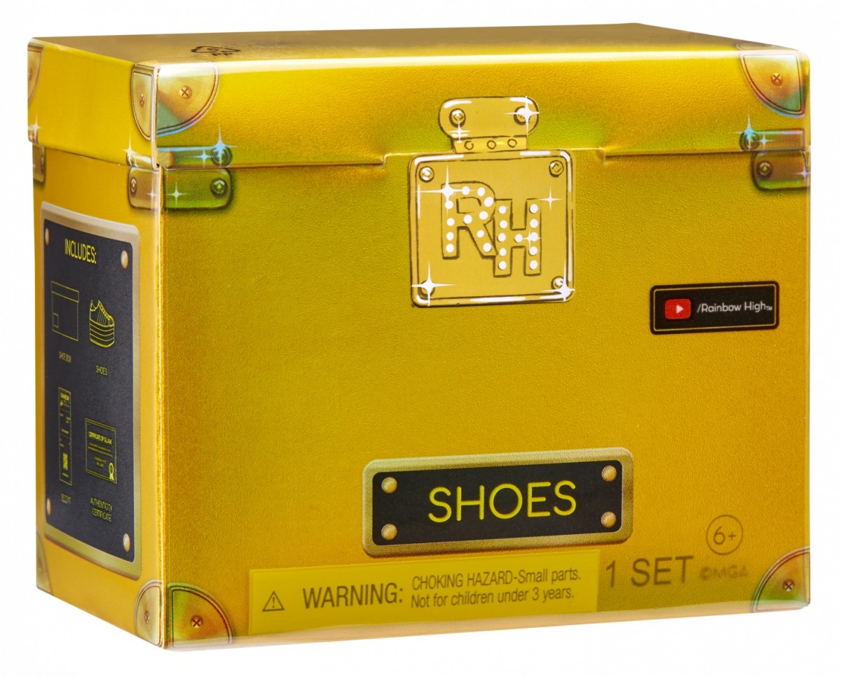 Lelių aksesuarai paslaptingose dežėse rainbow high accessories studio series