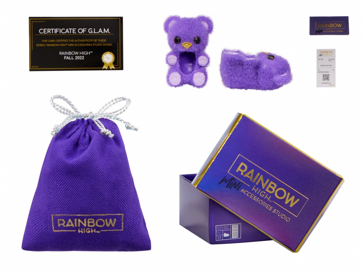 Lelių aksesuarai paslaptingose dežėse rainbow high accessories studio series