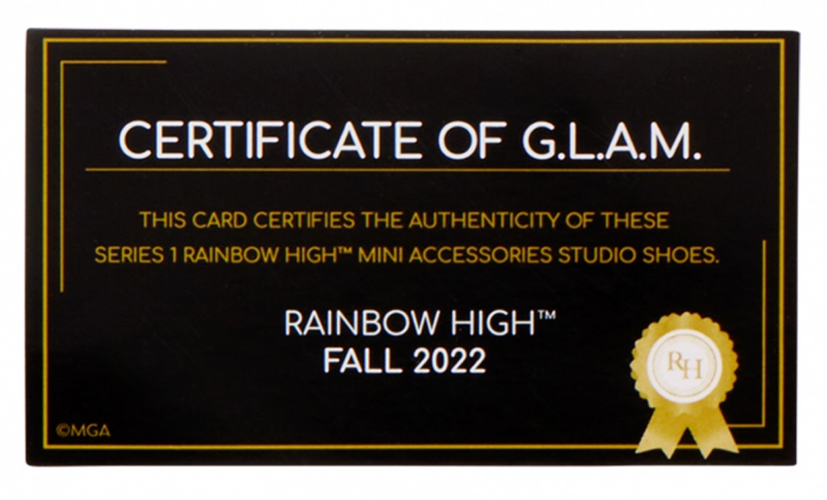 Lelių aksesuarai paslaptingose dežėse rainbow high accessories studio series